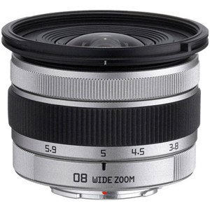  Pentax Q 08 Wide Zoom Lens - 3.8-5.9mm for Q- Series Cameras (35mm equiv. 21-32.5mm for Q & Q10 / 35mm equiv. 17.5-27mm for Q7) 