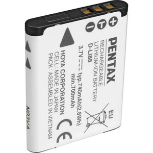 Image :  Pentax D-LI88 Rechargeable Lithium-Ion Battery for the Optio P70 