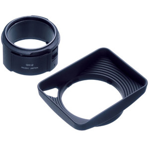  Ricoh GH-2 Hood for GR III Digital Camera Standard Lens, with Adapter for Attaching GW-2 and 43mm Filters 