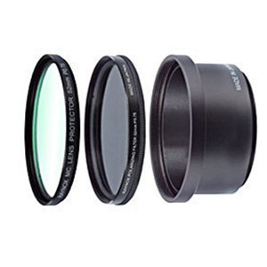  Raynox PLP-77 Filter Kit with Multicoated and Polarizer Filters Plus Adapter 