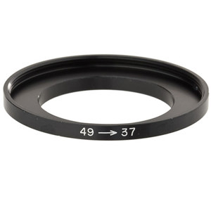  Raynox RA4937 49mm to 37mm Step-Up Adapter Ring 