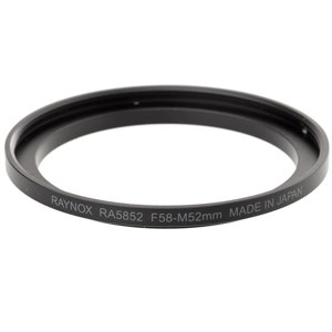  Raynox RA5852 58mm to 52mm Step-Up Adapter Ring 