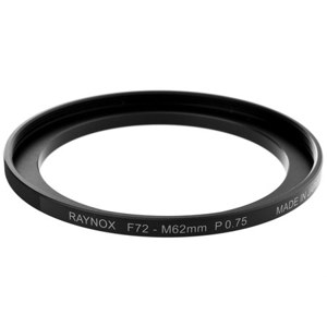  Raynox RA7262 72mm to 62mm Step-Up Adapter Ring 