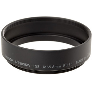  Raynox RT5855W Lens Adapter for use with the Lumix DMC-FZ18 / FZEB Digital Camera &  Wideangle / Fish-eye Lenses 