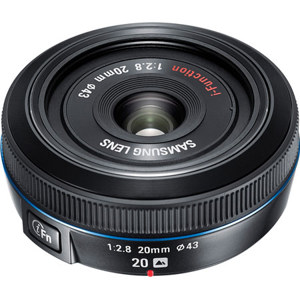  Samsung 20mm f/2.8 NX Pancake Lens for NX Series Digital Cameras 