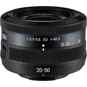  Samsung 20-50mm f/3.5-5.6 ED II Lens, Black 