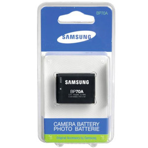 Image :  Samsung BP-70A Lithium-Ion Battery for Variuos Digital Cameras 