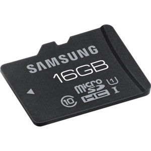 Samsung 16GB MicroSDHC Pro UHS-1 Class 10 Memory Card: Picture 1 regular