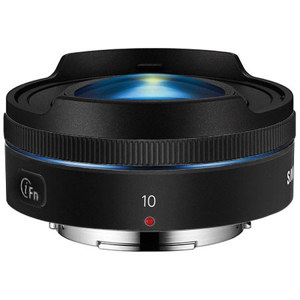  Samsung 10mm f/3.5 Fisheye Lens for NX Camera Mount, Black 