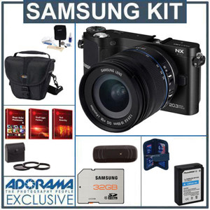 Samsung NX210 20.3MP Digital Camera EV-NX210ZBSBUS D