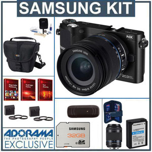 Samsung NX210 20.3MP Digital Camera EV-NX210ZBSBUS E