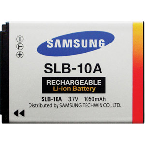 Samsung SLB-10A Lithium-Ion Battery for Variuos Digital Cameras Thumbnail Image