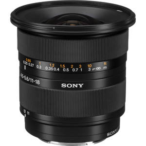  Sony 11-18mm f/4.5-5.6 a (alpha) Mount Digital SLR Ultra Wide Zoom Lens 