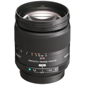  Sony 135mm f/2.8 - f/4.5 STF Smooth Transition Focus a (Alpha) Mount Digital SLR Telephoto Lens with Hood 