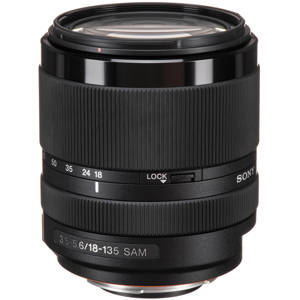  Sony 18-135mm f/3.5-5.6 a (alpha) Mount SAM AF/DMF Zoom Lens 