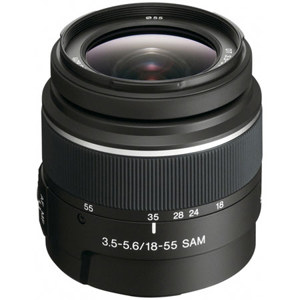  Sony DT 18-55mm f/3.5-5.6 Standard Zoom Lens for (alpha) DSLR Camera 