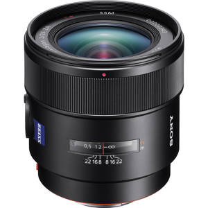  Sony Carl Zeiss Distagon T* 24mm f/2 SSM Wide Angle Lens, Minimum Focus 7.5", 9-Blade Circular Diaphragm 