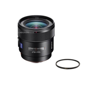  Sony Carl Zeiss Distagon T* 24mm f/2 SSM Wide Angle Lens - Bundle - with B + W 72mm UV (Ultra Violet) Haze Multi Coated (2C) Glass Filter 
