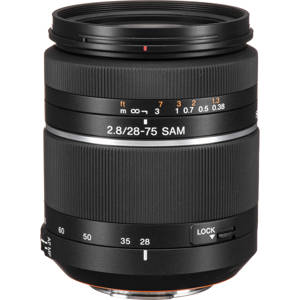  Sony 28-75mm f/2.8 SAM a (Alpha) Mount Zoom Lens 