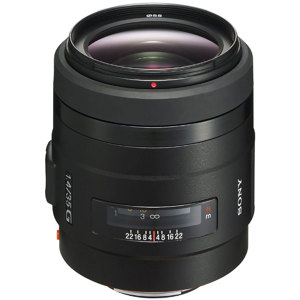  Sony 35mm f/1.4 G-Series a (Alpha) Mount Digital SLR Wide Angle Lens with Hood 