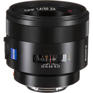  Sony Carl Zeiss Planar T* 50mm F1.4 ZA Lens for (alpha) DSLR Camera 