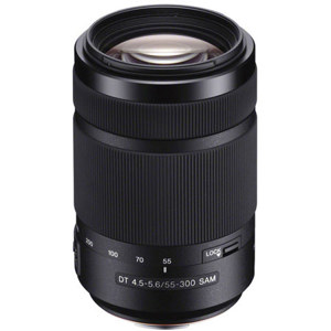  Sony 55-300mm DT f/4.5-5.6 SAM Telephoto Zoom Lens 