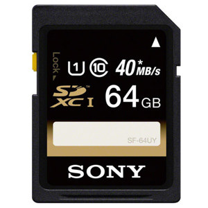 Sony 64GB UHS1 R40 Class 10 High Speed SDHC/SDXC Memory Card: Picture 1 regular