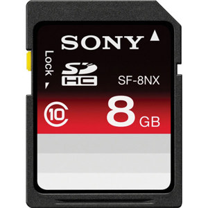 Sony SDHC 8GB Class 10 Memory Card, 22 Mbps: Picture 1 regular