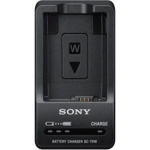 Image :  Sony BC-TRW Compact 100/240V Quick Charger for  NP-FW50 Battery 