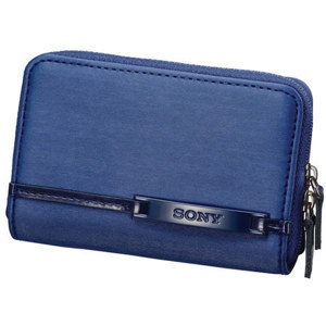 Sony LCS-CSVF/B Polyurethane Still Camera Case, Blue: Picture 1 regular