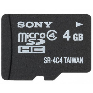 Sony Micro SDHC Memory Flash Card with SD Slot Adapter: Picture 1 regular