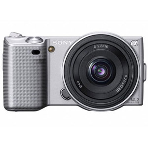 Sony Nex5 Dig Slr W/16mm 2.8 Silver: Picture 1 regular