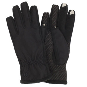 Isotoner Women's smarTouch 2.0 Matrix Nylon Gloves, X-Large, Black: Picture 1 regular