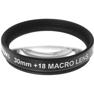  Tiffen +18 Super Close Up Macro Lens with 30mm Mounting Thread, Requires Adapter/Stepping Ring. 