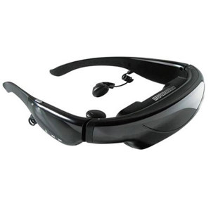 iTVGoggles ITG-WVXL Virtual Screen Video Glasses, Black: Picture 1 regular