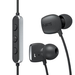 Jays t-JAYS Four In Ear Noise Isolating Earphones, Black / Metal: Picture 1 regular