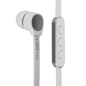 Jays a-Jays Four iPhone Hands Free Earphones with Microphone/Remote White: Picture 1 regular