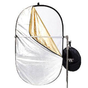  JTL 5" 1 Portable Reflector Kit, 36x48" Reflector & Fabrics 