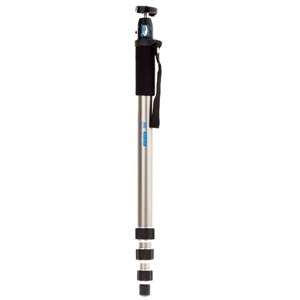  JTL Aluminum Monopod with Small Vertical Single-Ball Head, Twist Locking 