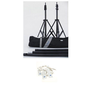 JTL 5020K 9ft Wide Background Support System with Clip: Picture 1 regular