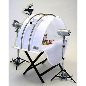  JTL DL-220 Web Tent Kit for Still Lifes, with Tent, 2 Monolights & Stands. 
