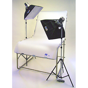  JTL DL 320 Still Life Photo Table Kit with Monolights, Softboxes, Table & Light Stands 