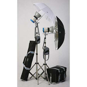  JTL DL-600 Dual Mobilight Kit with 2 Mobilight 300 DC Operated Monolights 