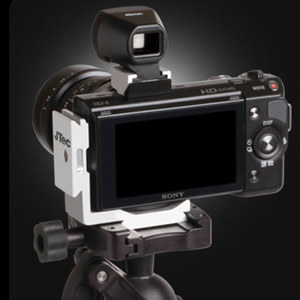  JTec NEX-5 L-Bracket Tripod Mount - Silver 