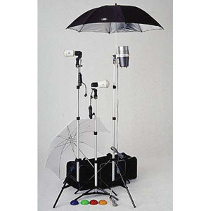  JTL TL-250 Strobe Kit, 1 Versalight J-160, 2 Slave Strobe Outfit 