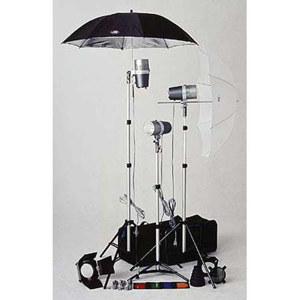  JTL TL-480 Light Kit, 3 Versalight J-160 Monolight Strobe Outfit. 