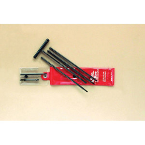  KleenBore 34" Multi Section Cleaning Steel Rods with Vinyl Pouch for .22/.45 Calibers Handguns/Rifles, 4 Piece 