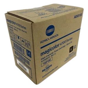  Konica A0X5130 High Yield Black Toner Cartridge for Magicolor 4750 Series, 6000 Pages Yield 