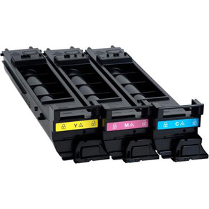  Konica High-Capacity Color Toner Value Pack Magicolor 4650, 4690MF and 4695MF Series Printers, with Cyan, Magenta & Yellow 