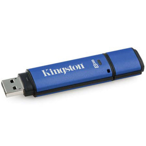 Kingston Technology Data Traveler Vault 8GB Flash Drive w/256bit AES #DTVP/8GB: Picture 1 regular